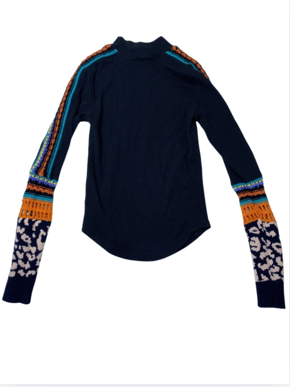 Free People Switch It Up Cuff Thermal Long Sleeve Top Women's Size XS - Picture 2 of 10